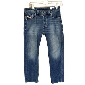 Diesel Larkee Stretch Straight Men's Light Wash Denim Jeans Size W28 x 28L